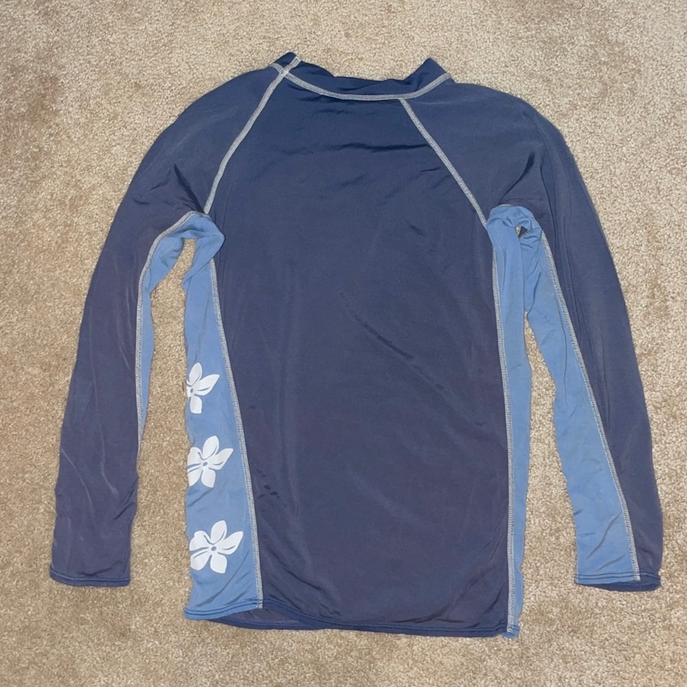 Blue Girls Rashguard - Picture 2 of 4